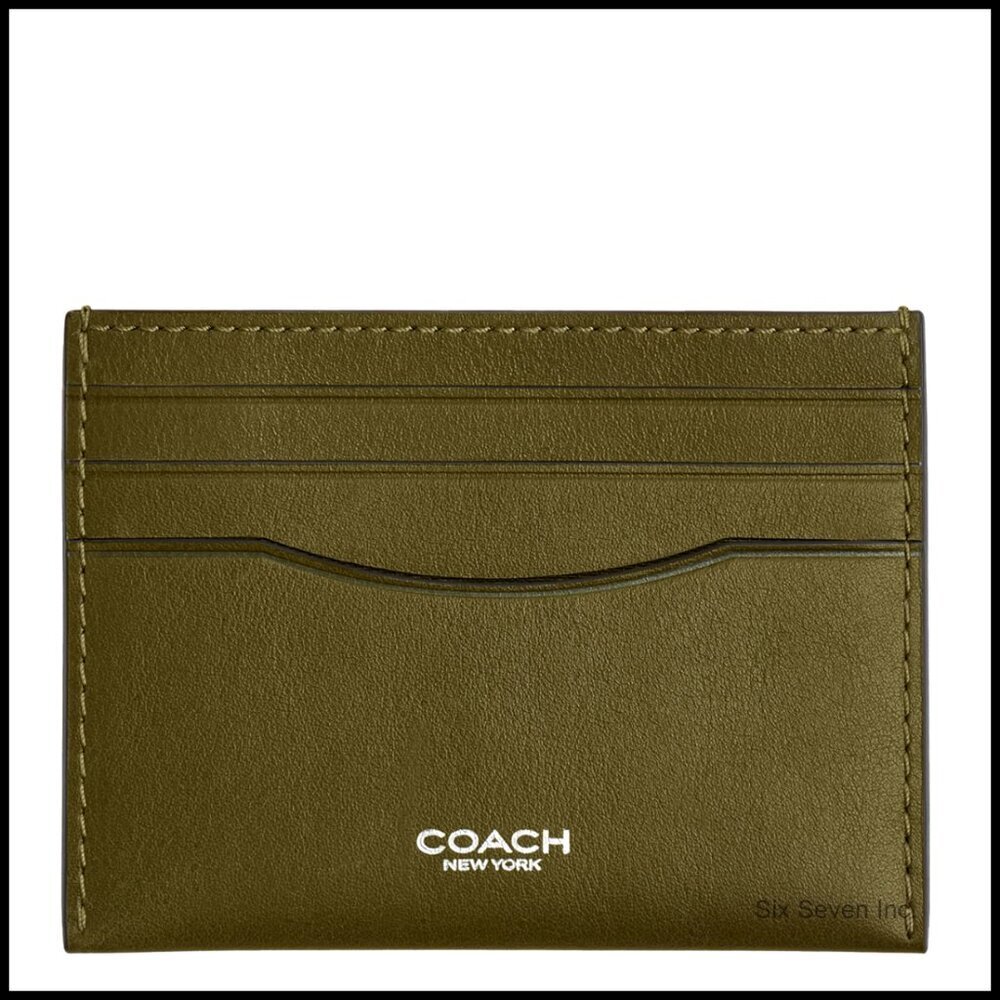 Minimalist Leather Card Case Slim Front Pocket Wallet Classic Mens Accessory